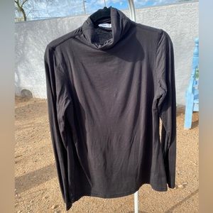 Vince size XL cowl neck SOFT black top